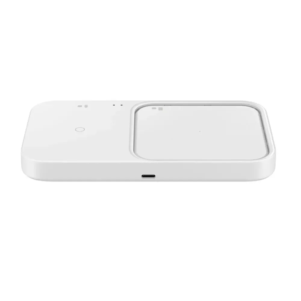 Samsung 15W Super Fast Wireless Charger Duo with Travel Adapter, White